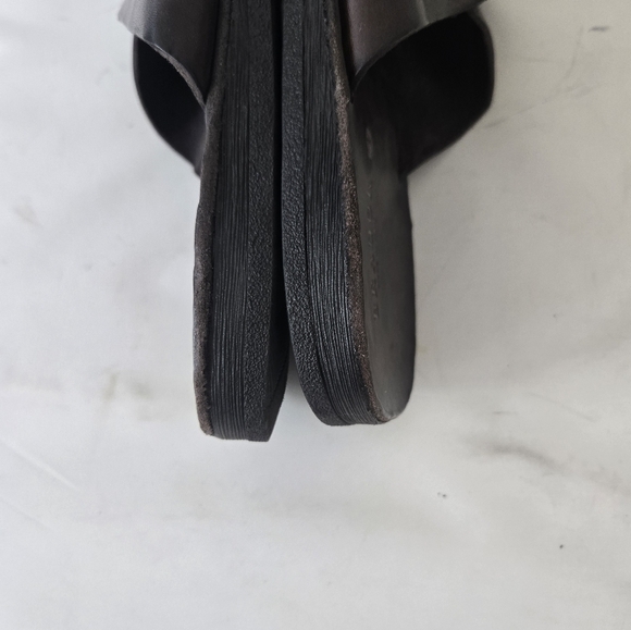 BRADOR  Walk TDM Slide Leather Sandals size 42 or US 9 Made In Italy - Picture 9 of 16